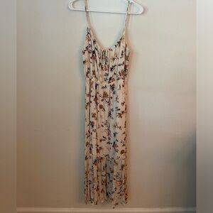 Abercrombie & Fitch Floral Strappy Maxi Dress - Size M